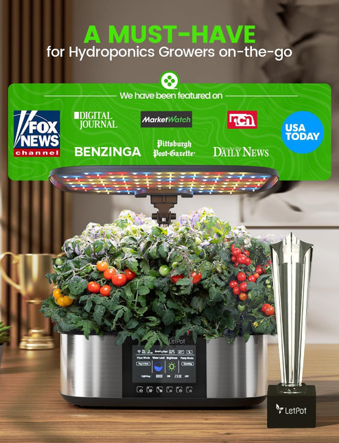 LetPot 21-Pod Hydroponic Max Growing System with Seeds