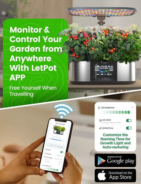 LetPot 21-Pod Hydroponic Max Growing System with Seeds