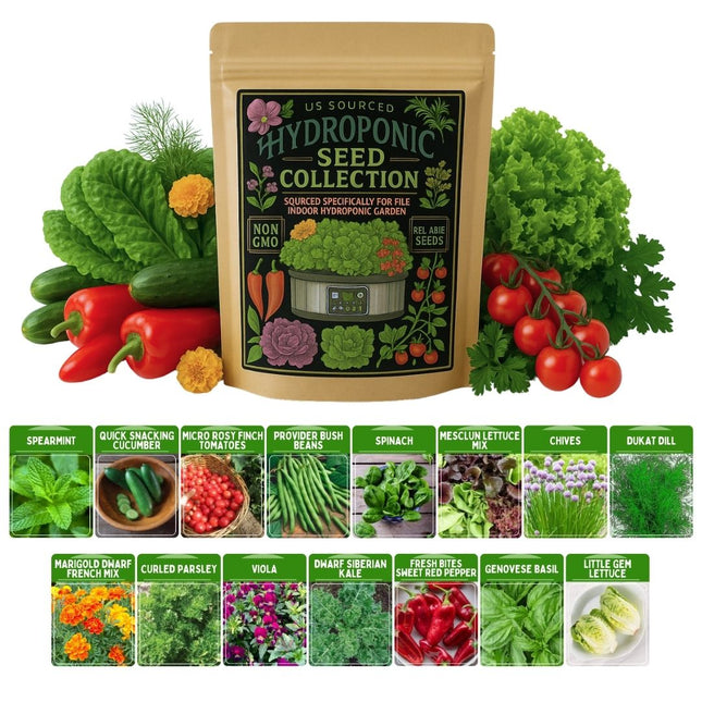 LetPot Refill Kit + Hydroponic Seed Pack GMO Free