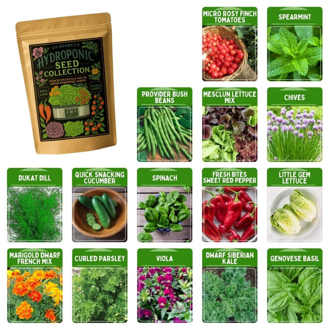 LetPot Refill Kit + Hydroponic Seed Pack GMO Free