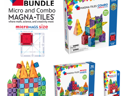 Micro Magna-Tiles and Combo Bundle image 0