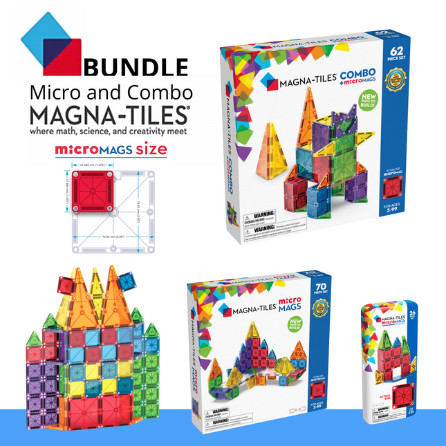 Micro Magna-Tiles and Combo Bundle image 0