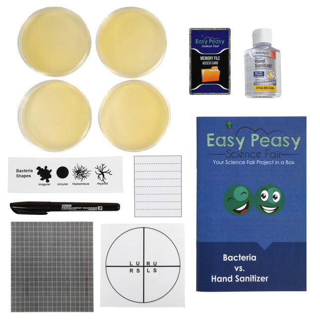 Bacteria vs Sanitizer - Science Project Kit image 2