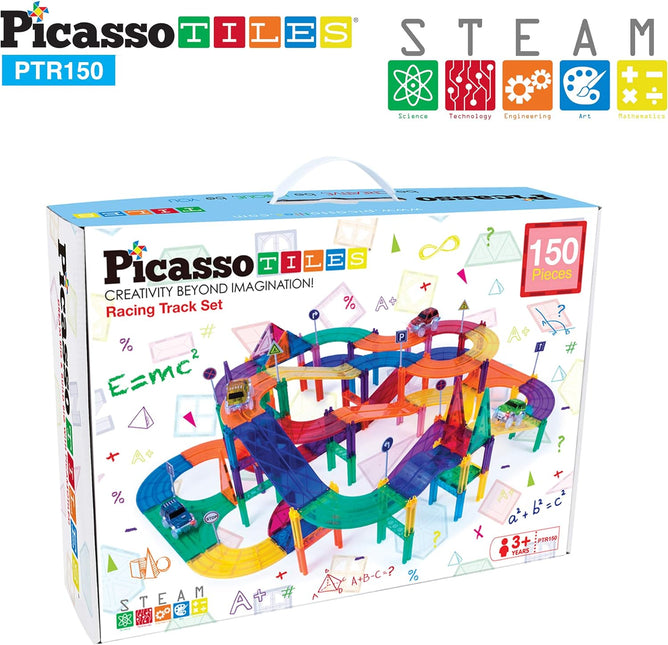 Picasso Tiles Race Track 150-Piece Set image 4