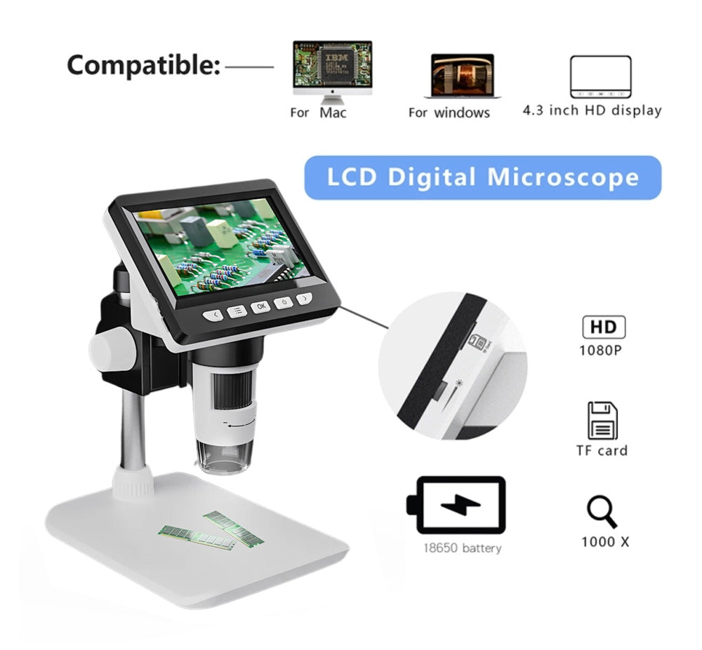 Lcd Microscope Digit EPS Digital LCD Microscope – Easy Peasy Science