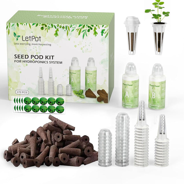 LetPot Refill Kit + Hydroponic Seed Pack GMO Free