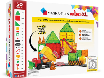 Magna-Tiles Builder XL 50-Piece Set