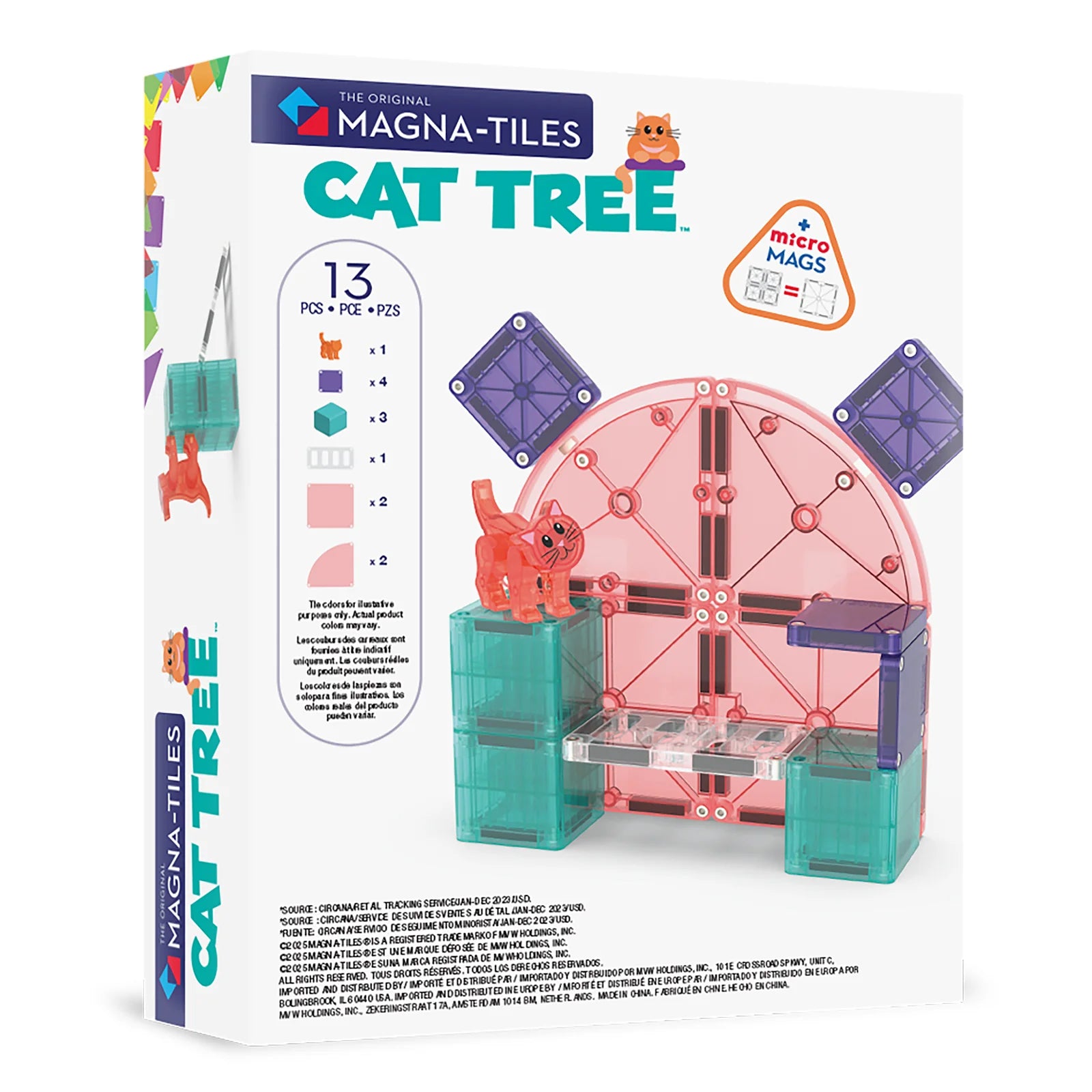 MAGNA-TILES Pet Playhouse 50-Piece Magnetic Construction Set | BIG W