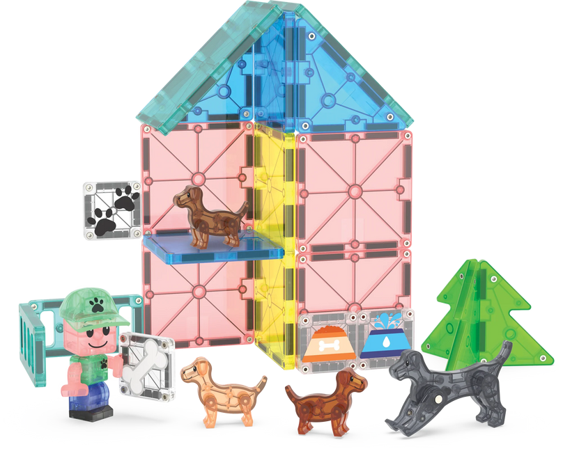 Puppy Park and Dog Magna-Tile Bundle