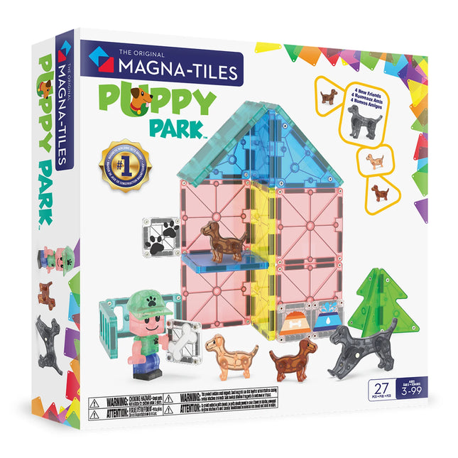 Puppy Park and Dog Magna-Tile Bundle