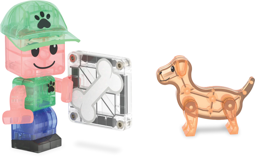 Puppy Park and Dog Magna-Tile Bundle