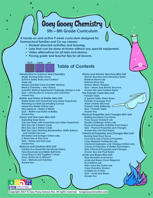 Ooey Gooey Chemistry - Science Curriculum image 3