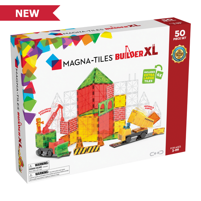 Magna-Tiles Builder XL 50-Piece Set image 0