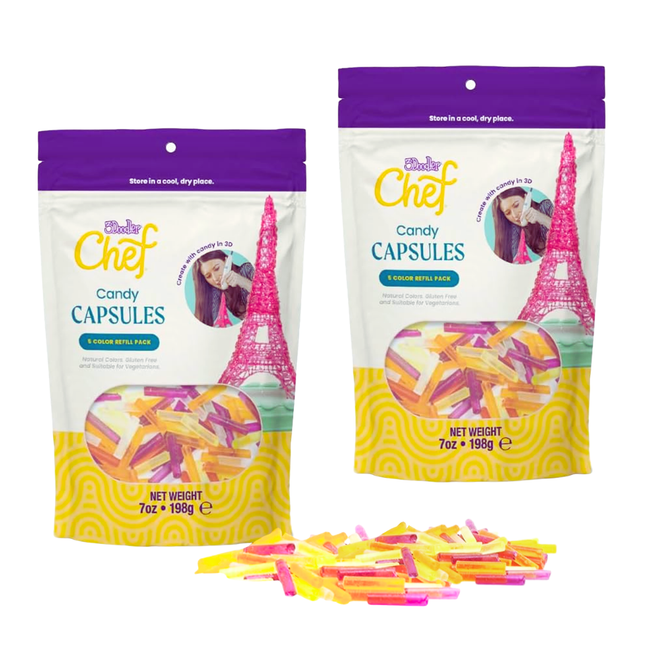 3Doodler Chef Candy Capsule Refill Bags Bundle