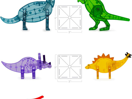 Magna-Tiles Dino World XL 50 Piece Set