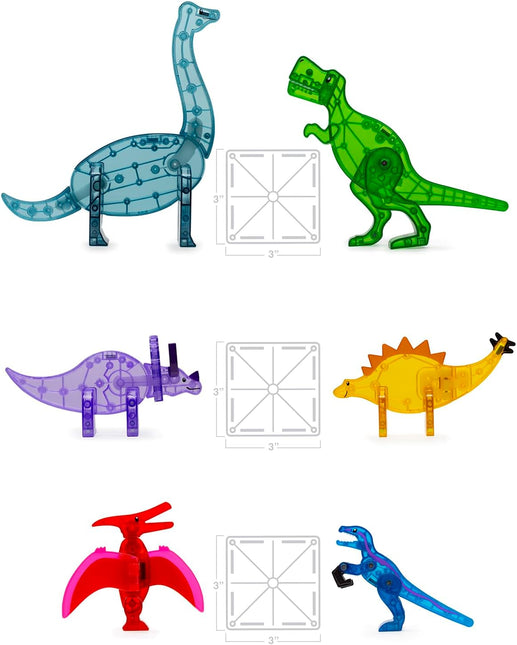 Magna-Tiles Dino World XL 50 Piece Set