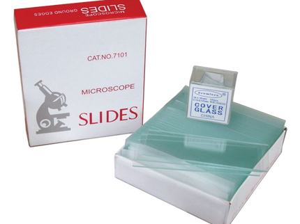 Blank Microscope Slides and Coverslips image 0