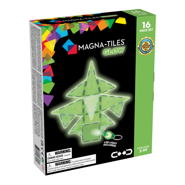 Magna-Tiles Glow 16 Piece Set image 0