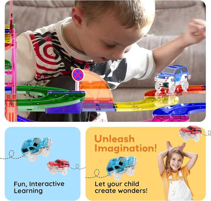 Picasso Tiles Race Track 100-Piece Set