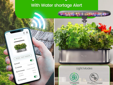 LetPot 12-Pod Hydroponic Growing System with Seeds