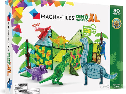 Magna-Tiles Dino World XL 50 Piece Set