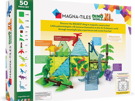 Magna-Tiles Dino World XL 50 Piece Set