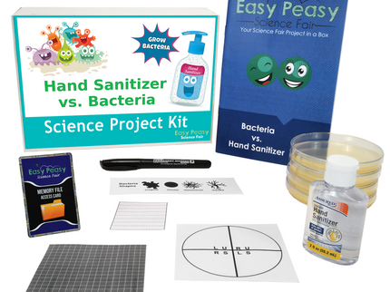 Bacteria vs Sanitizer - Science Project Kit image 0