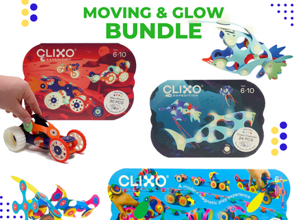 Clixo Moving & Glow Adventure Bundle image 0