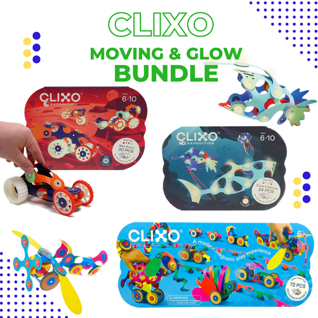 Clixo Moving & Glow Adventure Bundle image 0