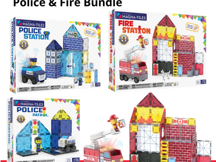Police and Fire Magna-Tile Bundle