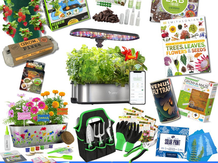 Deluxe Plant & Garden Bundle – with a Hydroponic Growing System