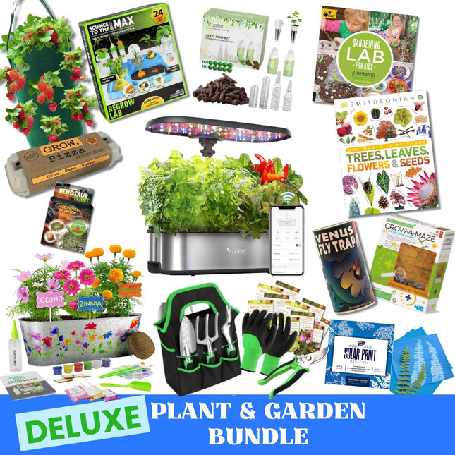 Deluxe Plant & Garden Bundle – with a Hydroponic Growing System