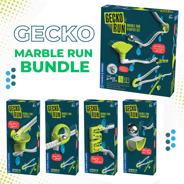 Gecko Marble Run Deluxe Bundle