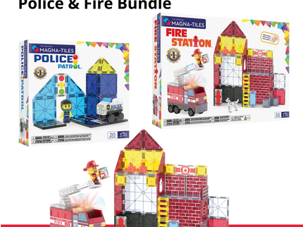 Police and Fire Magna-Tile Bundle