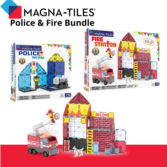 Police and Fire Magna-Tile Bundle