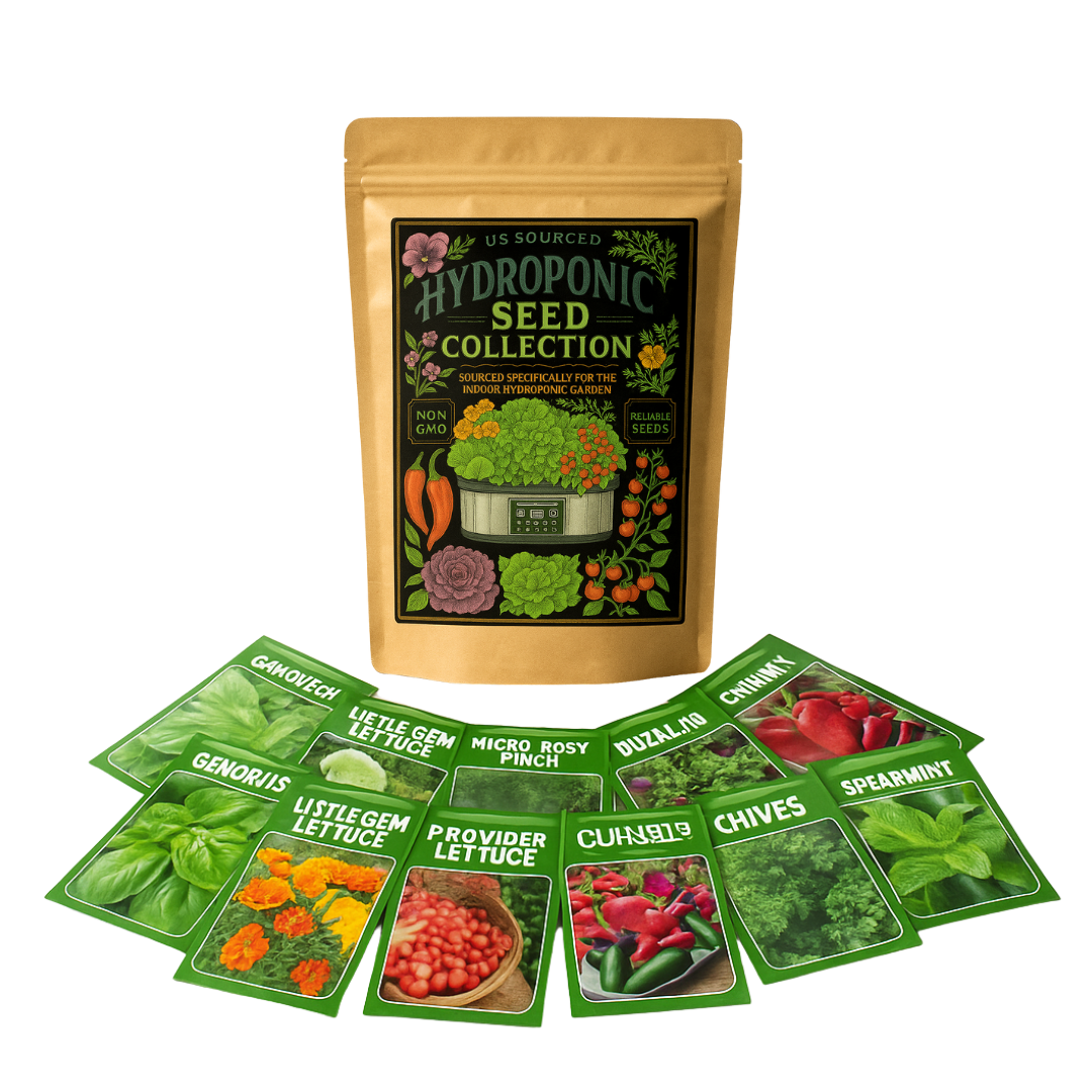 Deluxe Plant & Garden Bundle – with a Hydroponic Growing System Deluxe Plant & Garden Bundle – with a Hydroponic Growing System