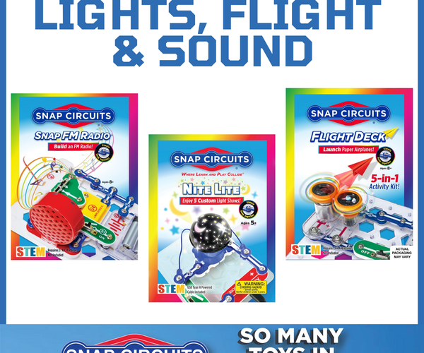 Snap Circuits: Lights, Flight & Sound Mini Bundle – Easy Peasy Science