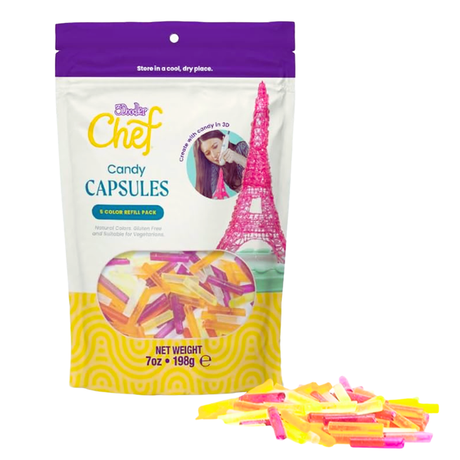3Doodler Chef Candy Capsule Refill Bags Bundle