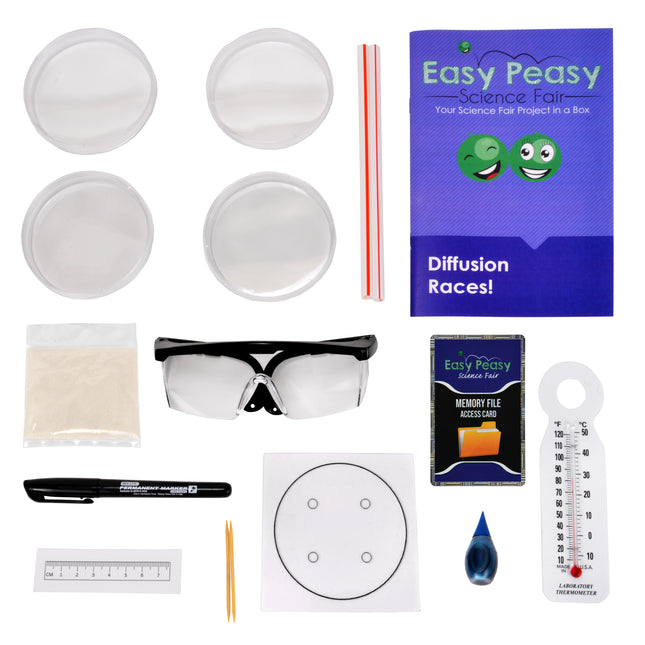 Diffusion Races - Science Project Kit image 1