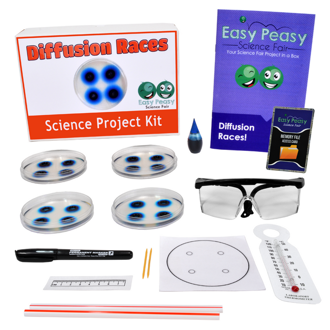 Diffusion Races - Science Project Kit image 0