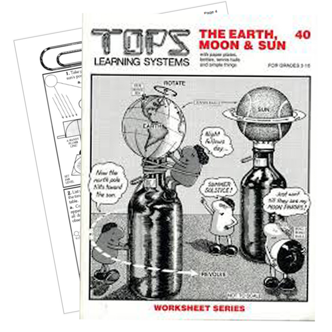 TOPS Earth, Moon & Sun Lab Book + Materials image 1