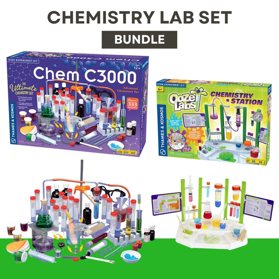 One Lab Set Chemistry Lab Set Bundle – From Slime to Serious Science! 🧪 – Easy ...