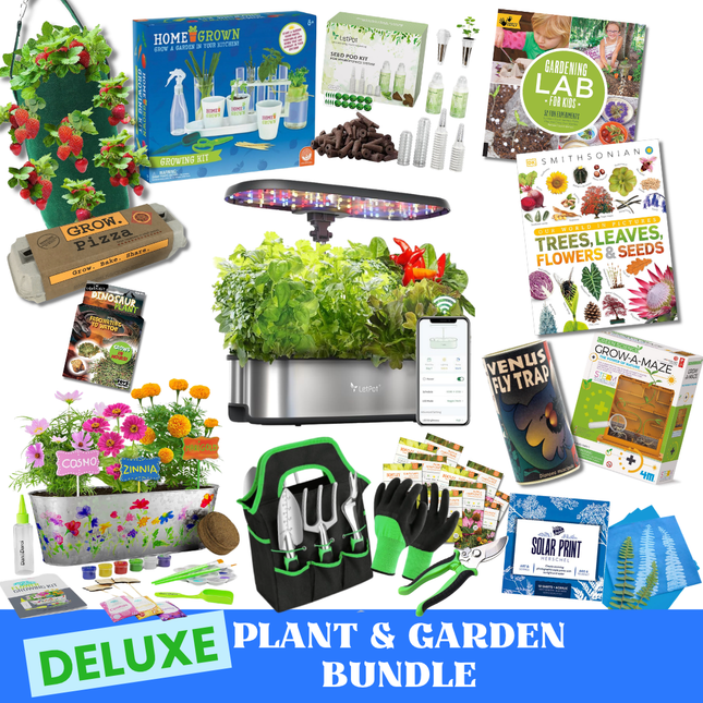 Deluxe Plant & Garden Bundle – with a Hydroponic Growing System