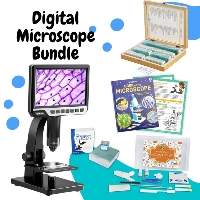 Digital Compound Microscope Bundle