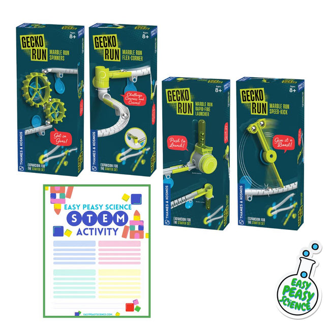 Gecko Marble Run New Expansion Packs Bundle