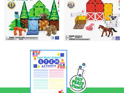 Magna-Tiles Farm and Forest Bundle