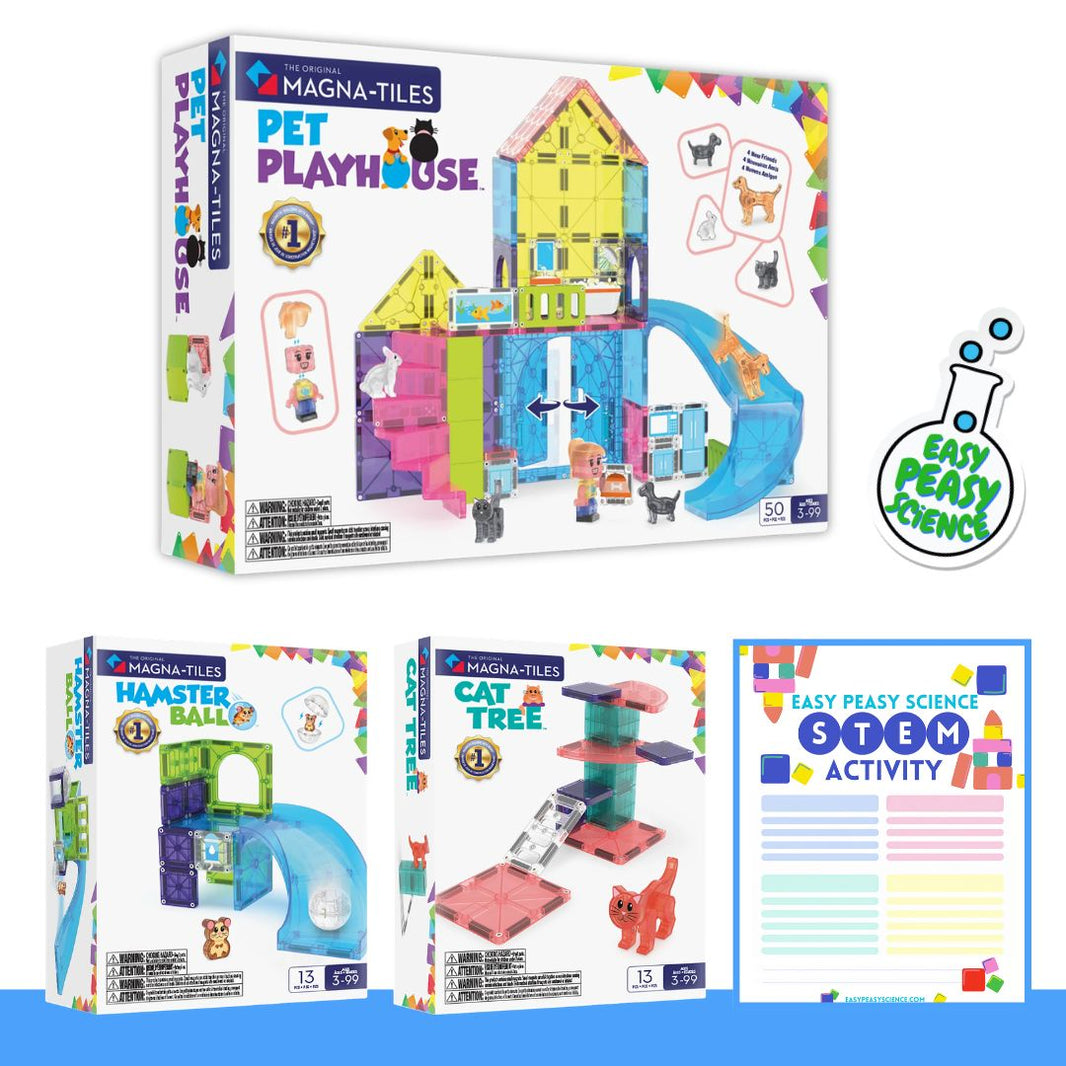 Pet Playhouse Magna-Tile Bundle – Easy Peasy Science
