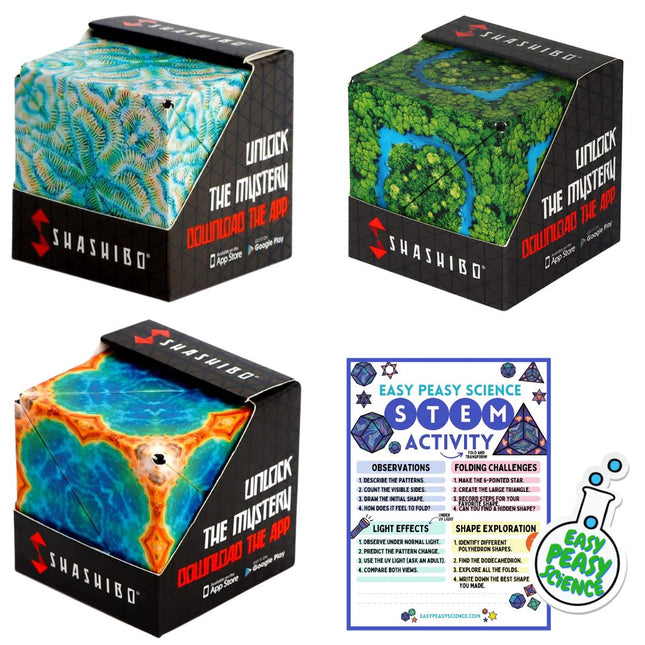 Shashibo 3 cubes