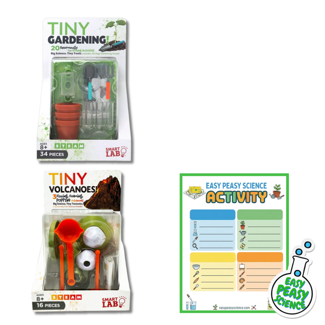 Tiny Gardening & Volcano Bundle