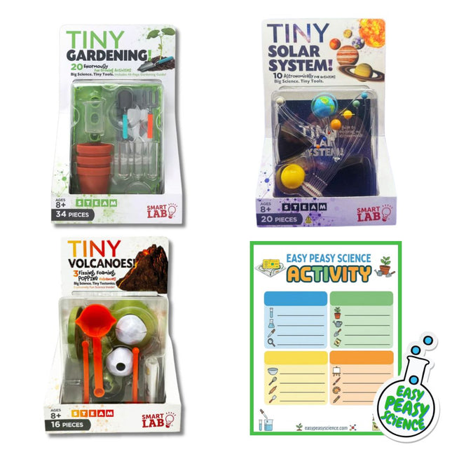 Tiny Gardening, Solar System and Volcano Bundle